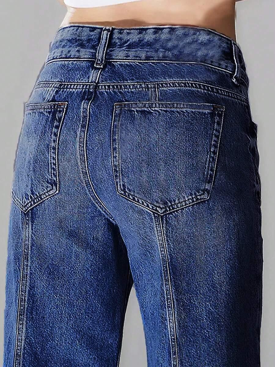 NIEBIESKIE SPODNIE JEANS