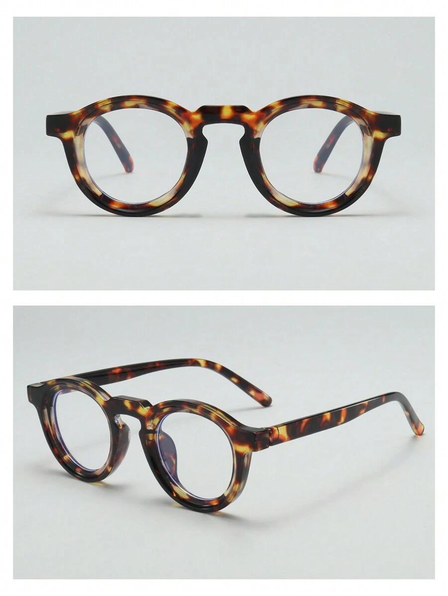 okulary zerówki animal print 