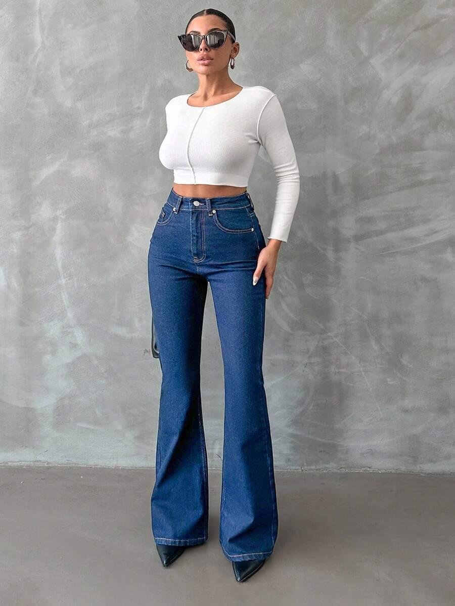 NIEBIESKIE SPODNIE JEANS