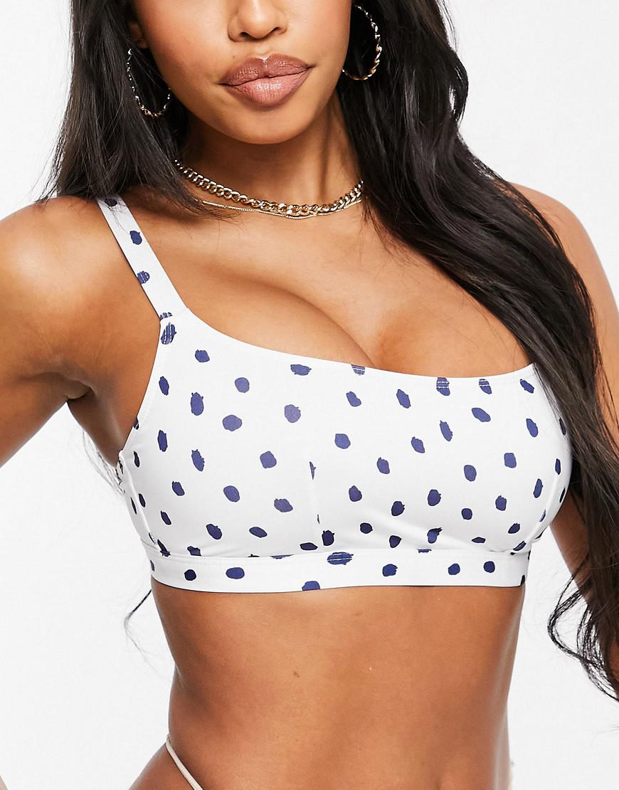 góra od bikini wzór groszki 