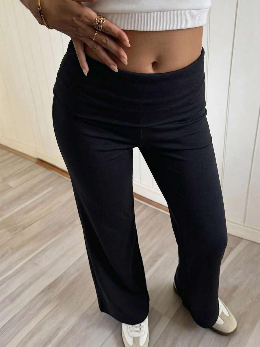 CZARNE SPODNIE CASUAL