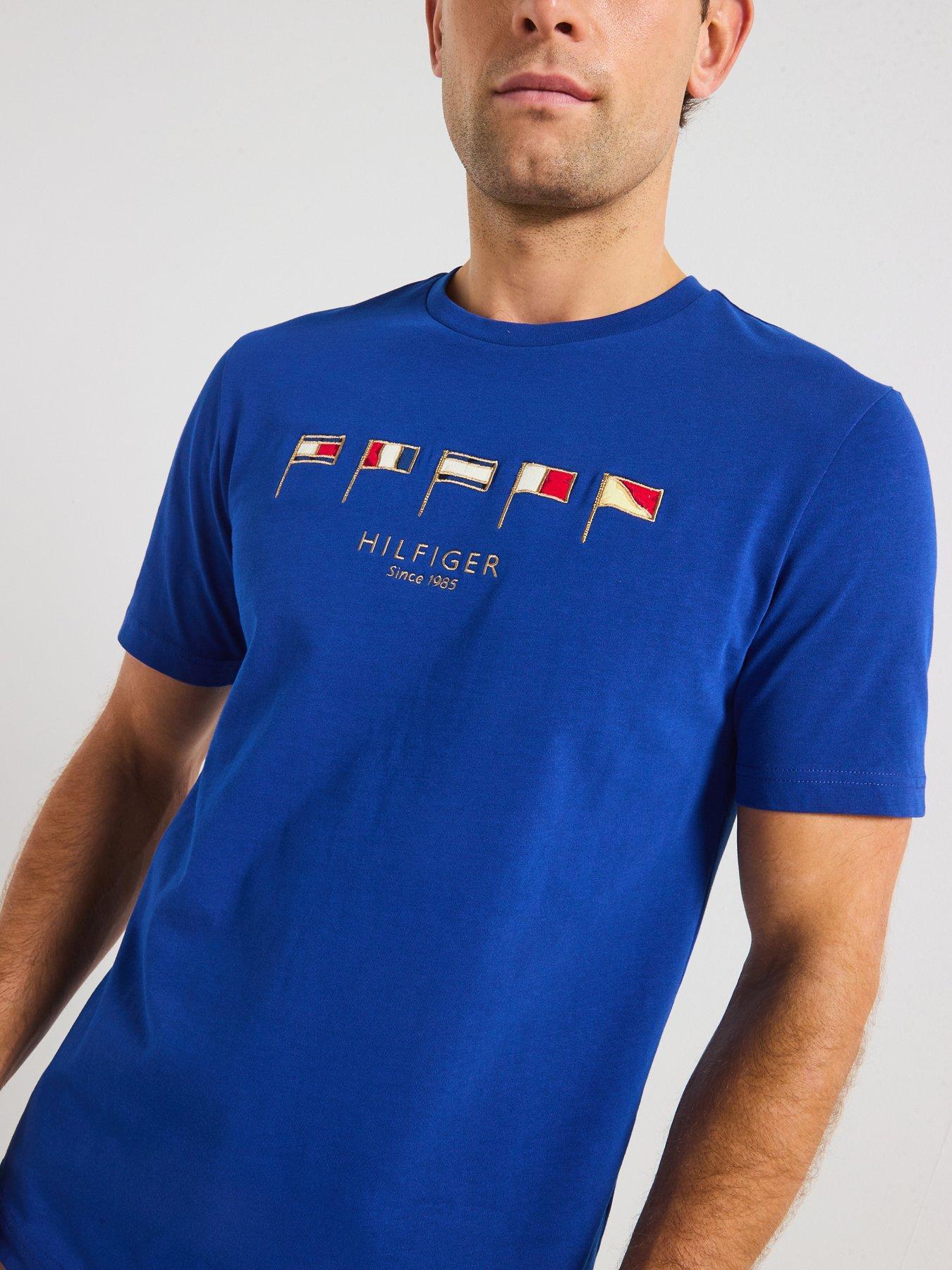 TOMMY HILFIGER T-SHIRT MĘSKI MULTI FLAGS MW0MW38616