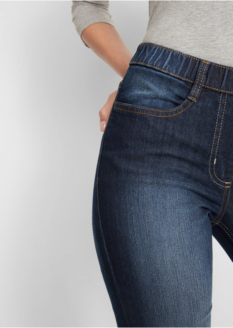 NIEBIESKIE SPODNIE JEANS 