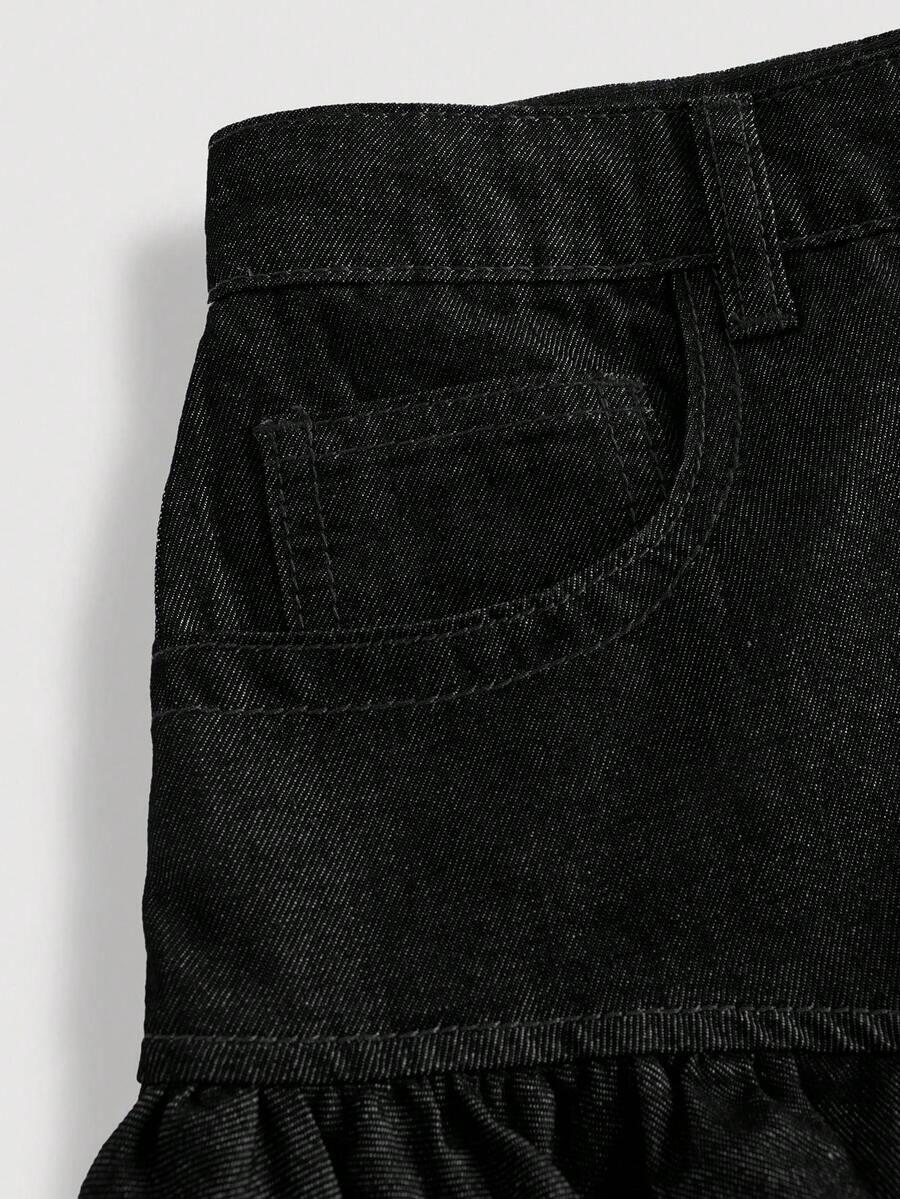 CZARNA SPÓDNICA JEANS 