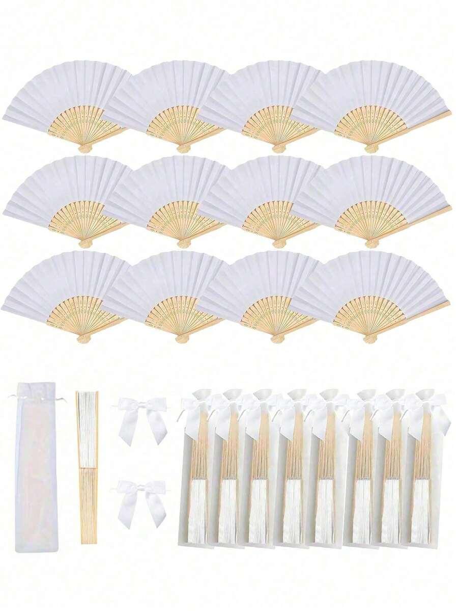 wachlarz woreczek kokarda komplet 5-pack