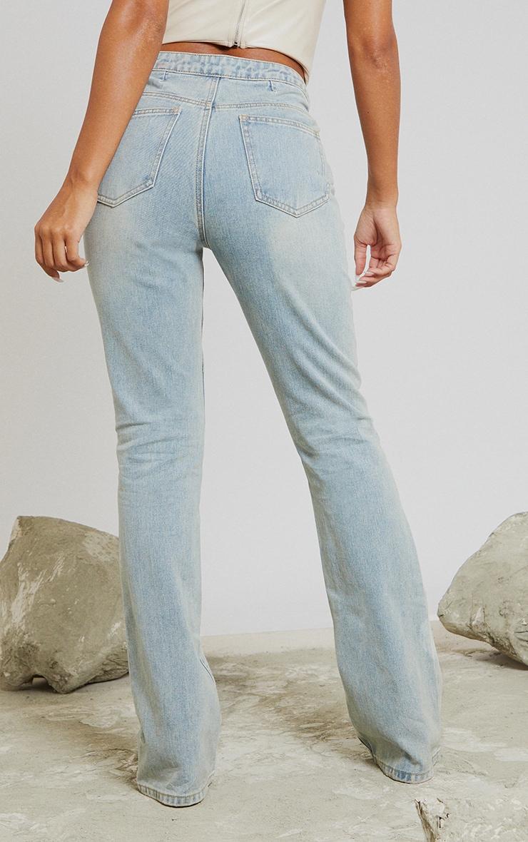 SPODNIE JEANS PROSTE NOGAWKI