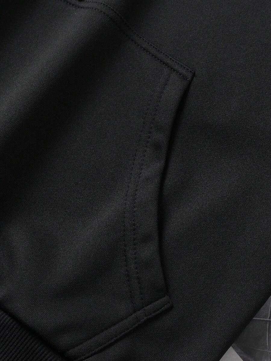 czarna bluza nadruk