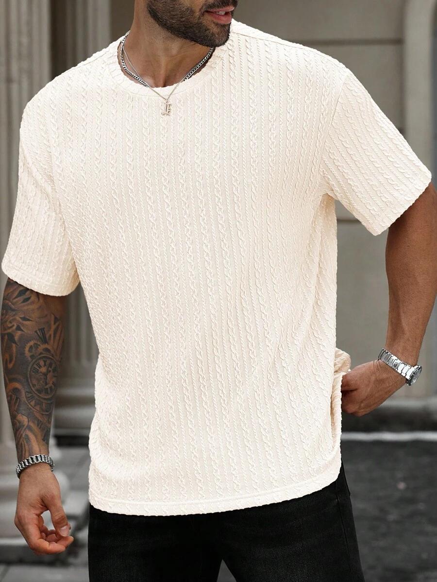 beżowy t-shirt tekstura