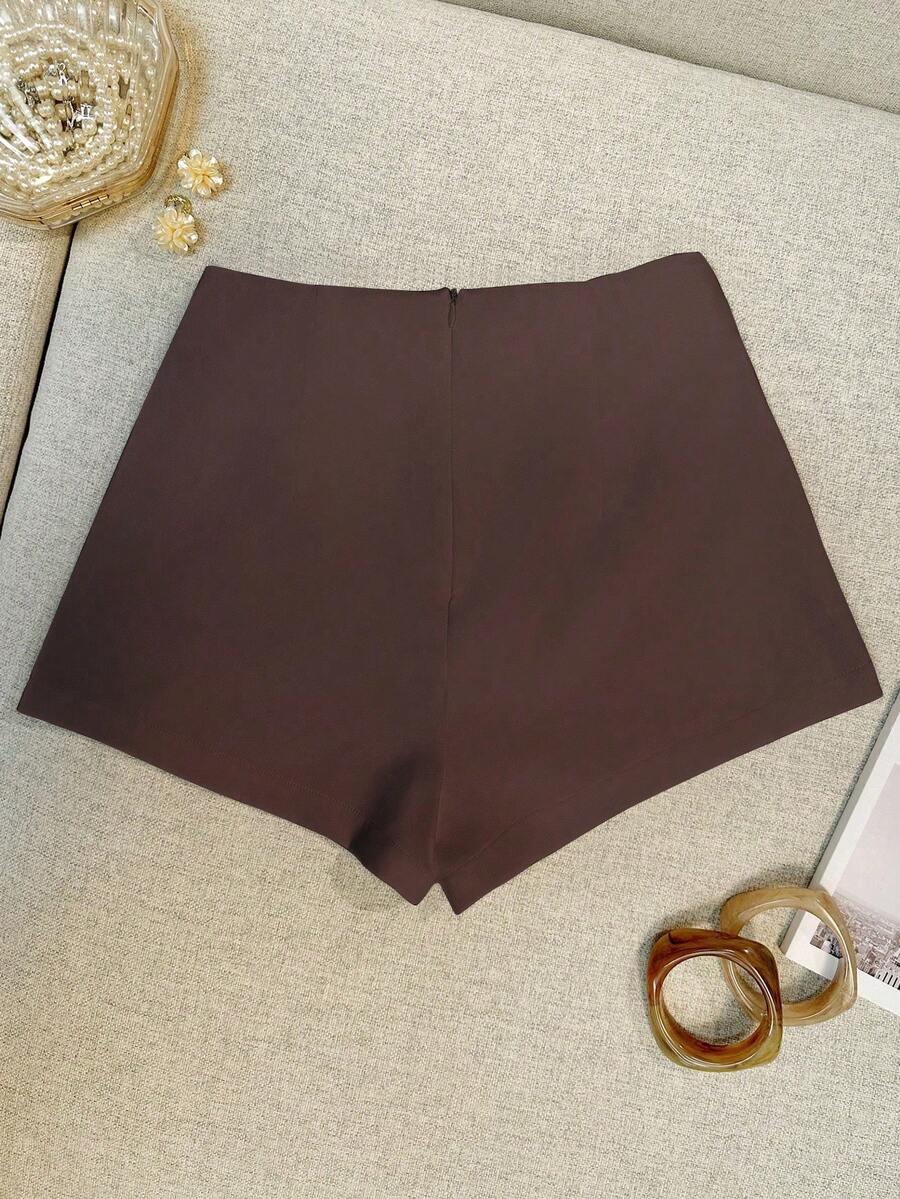 BRĄZOWE SPODENKI WYSOKI STAN
