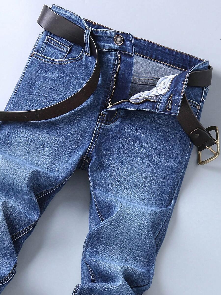 NIEBIESKIE SPODNIE JEANS