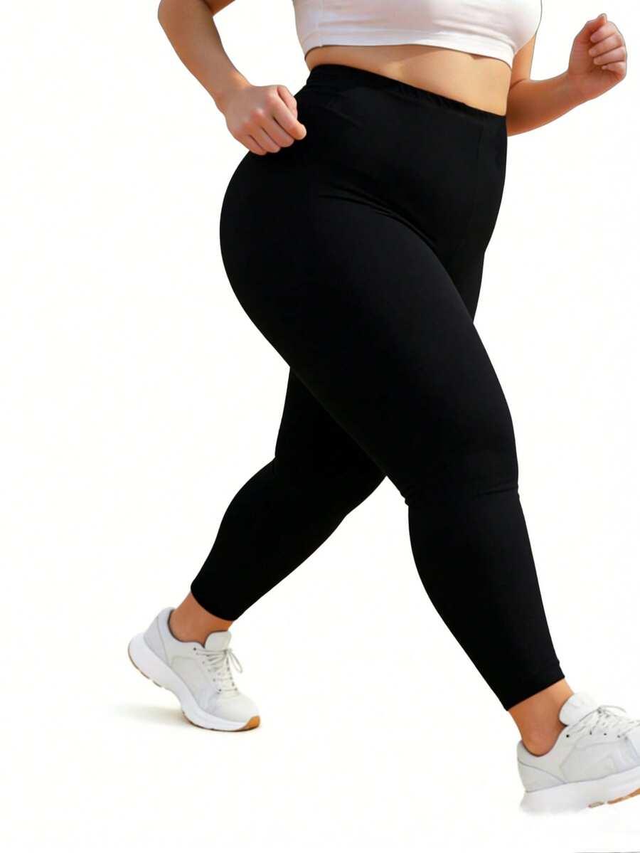 czarne legginsy 2-pack