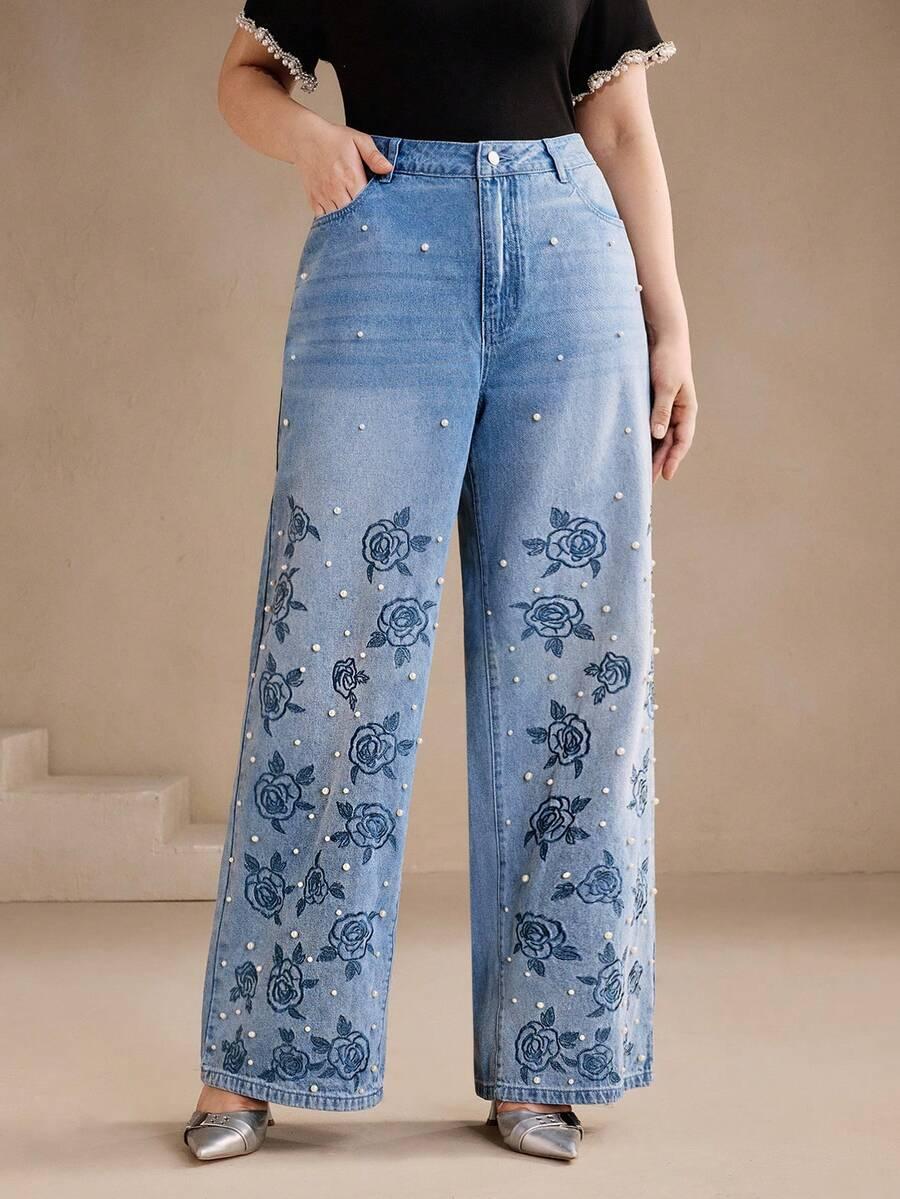 JEANSY W KWIATY