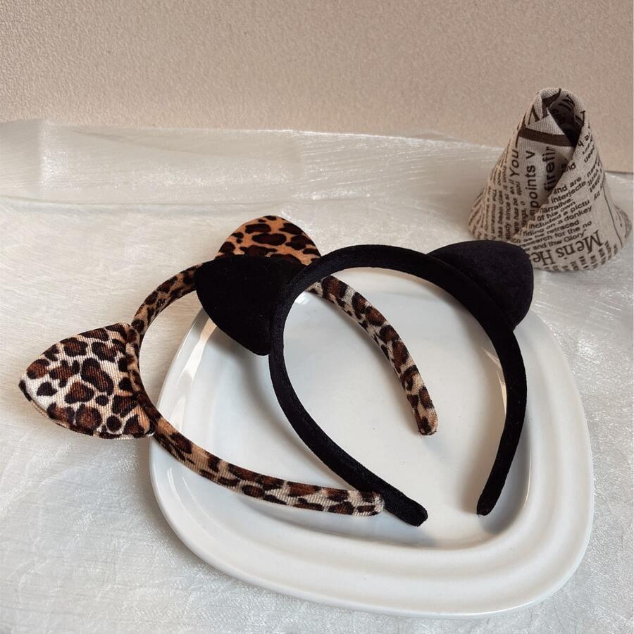 OPASKA NA GŁOWĘ LEOPARD PRINT