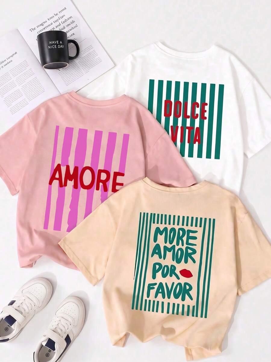 T-SHIRT OKRĄGŁY DEKOLT  3-pack