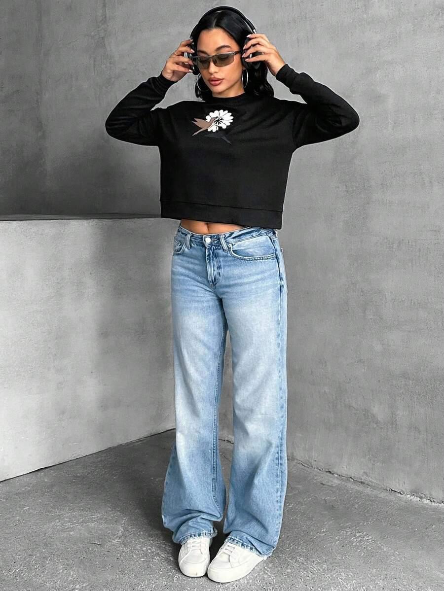 BLUZA Z NADRUKIEM
