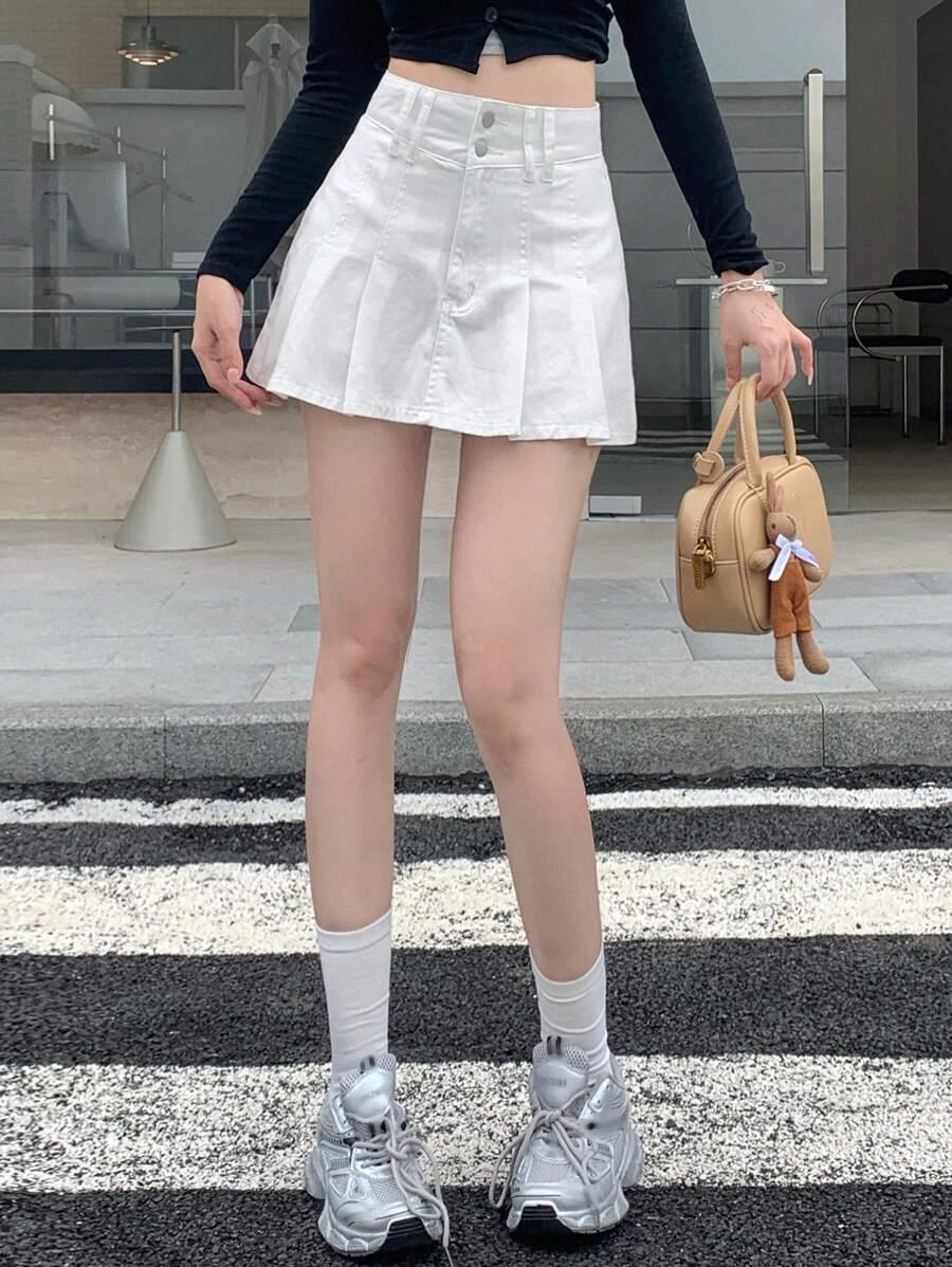 JEANSOWA MINI SPÓDNICA