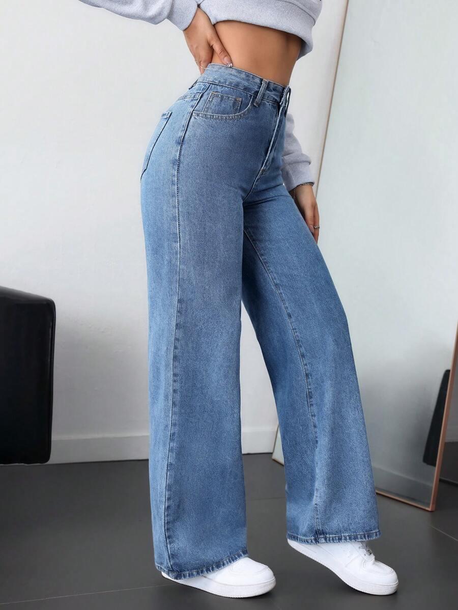 NIEBIESKIE SPODNIE JEANS
