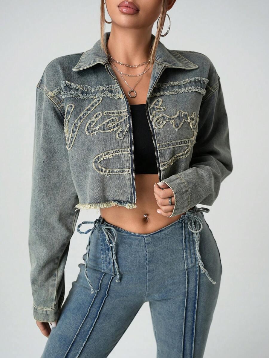 KURTKA JEANS ZAMEK
