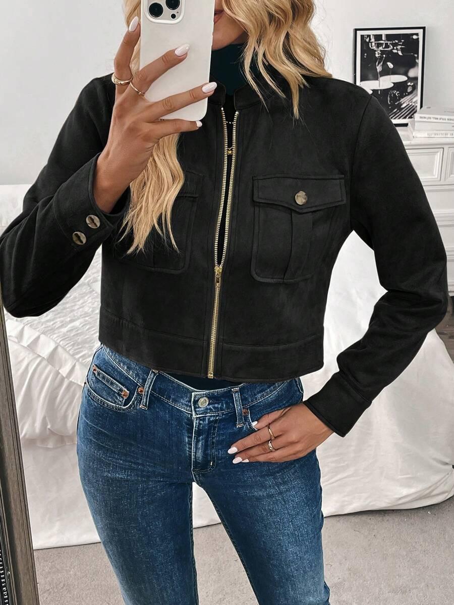 czarna bluza zamek