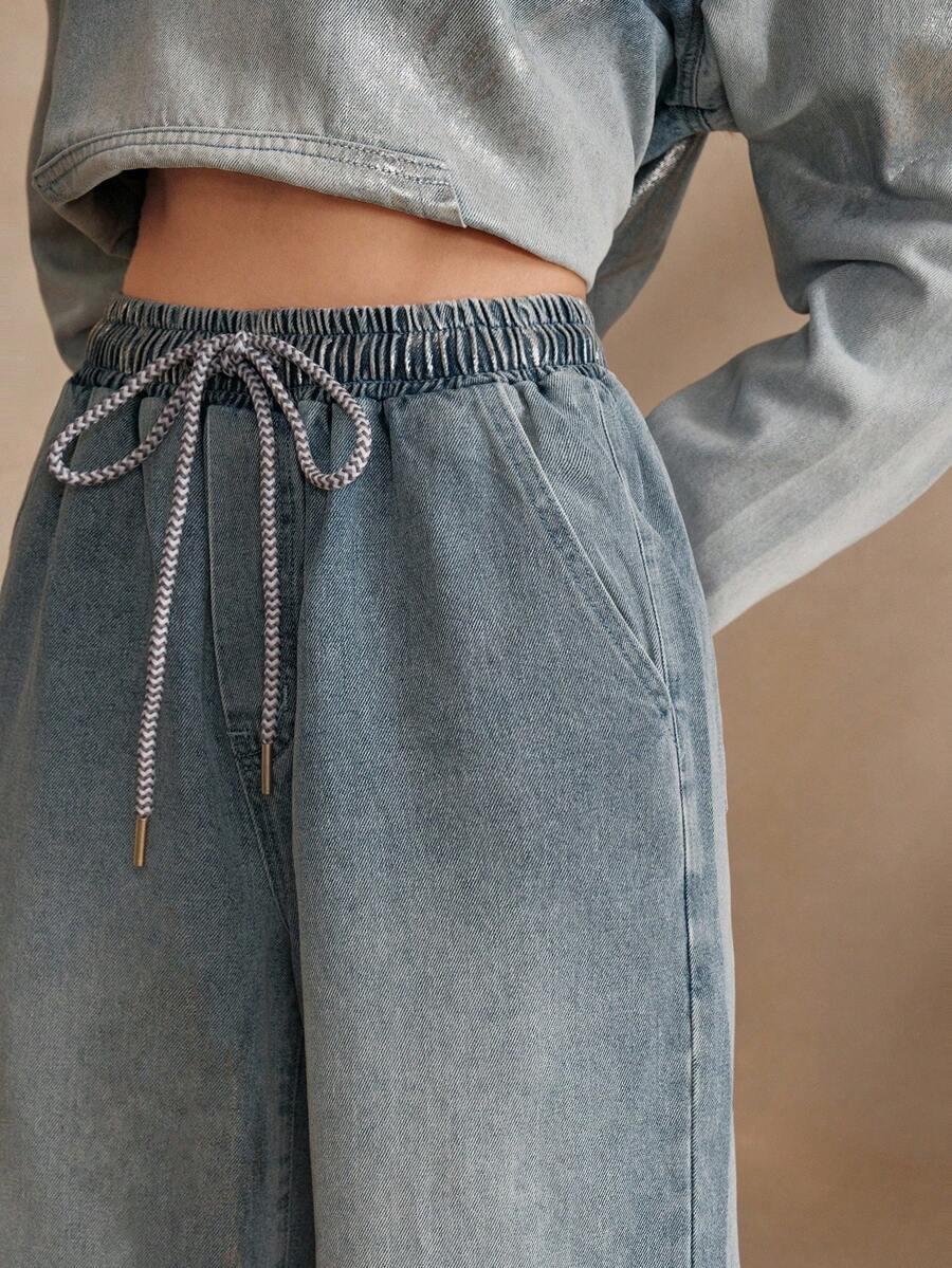 proste spodnie jeans