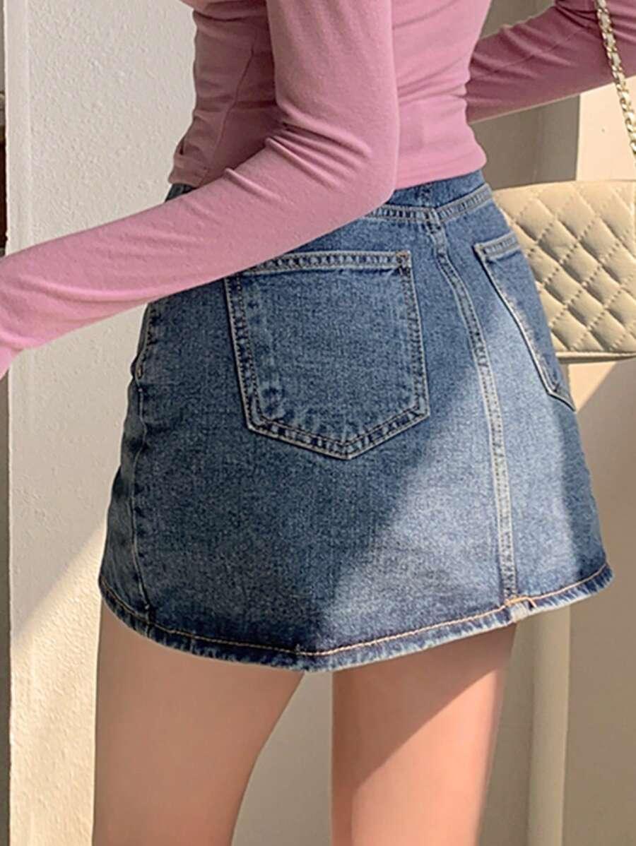 SPÓDNICA MINI PROSTA