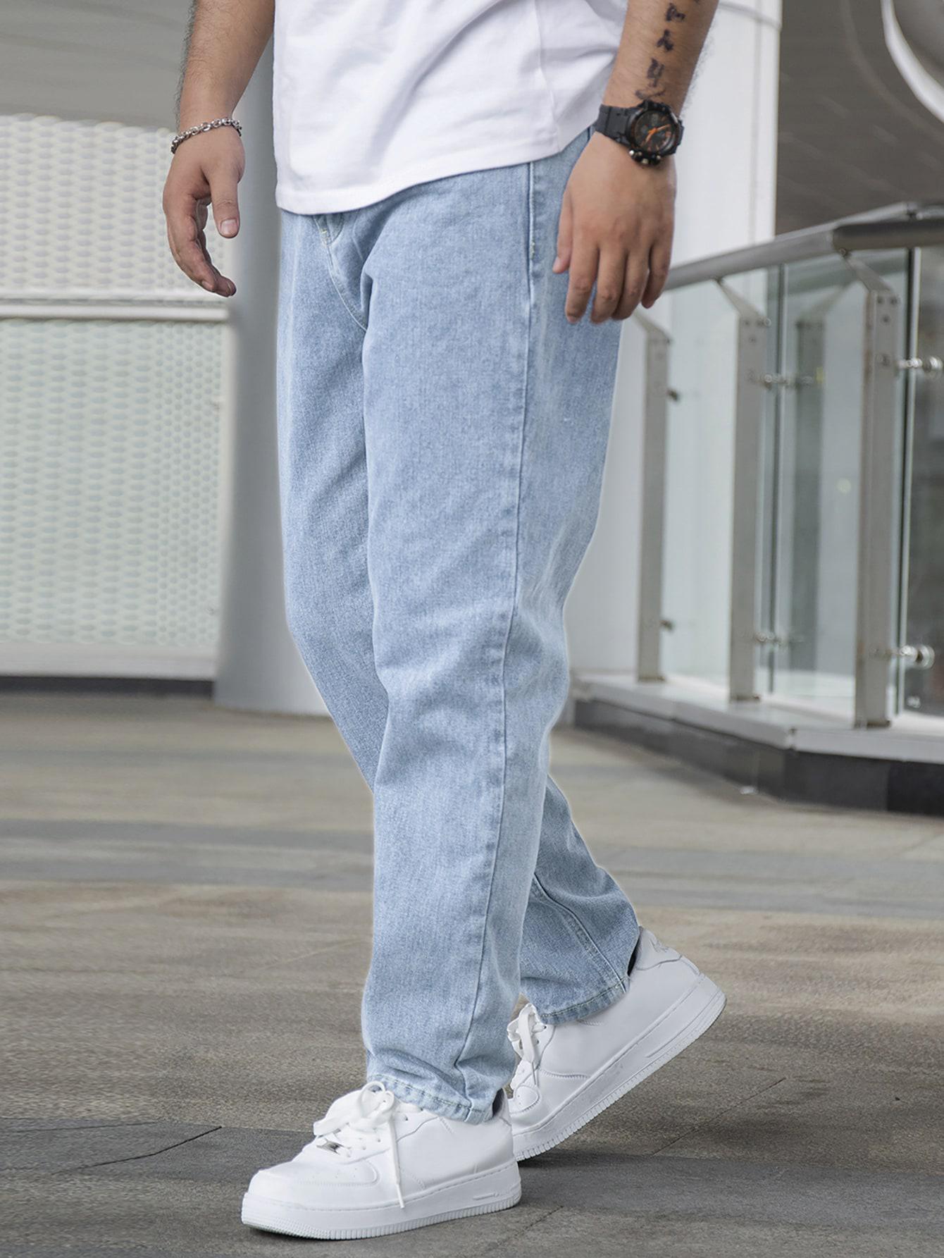 PROSTE SPODNIE JEANS