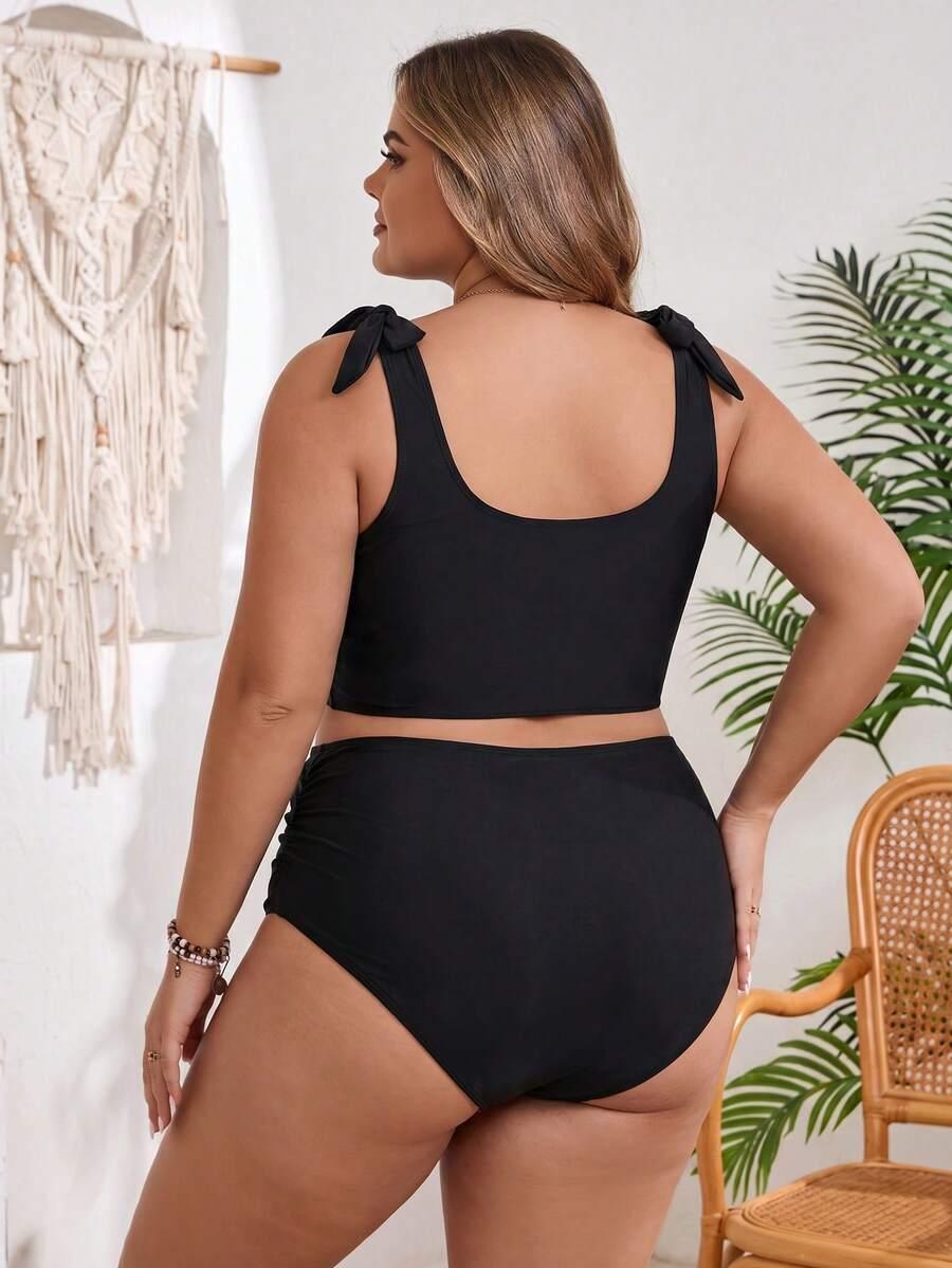 klasyczny czarny dół od bikini