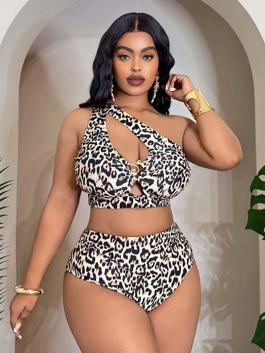 DWUCZĘŚCIOWY STRÓJ KĄPIELOWY ANIMAL PRINT