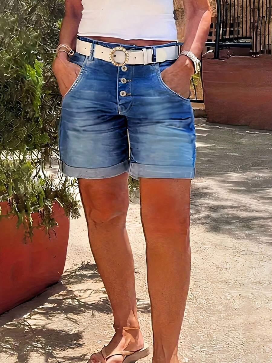 KRÓTKIE SPODENKI JEANS