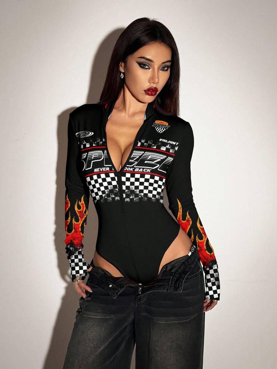 BODY DŁUGI RĘKAW PRINT