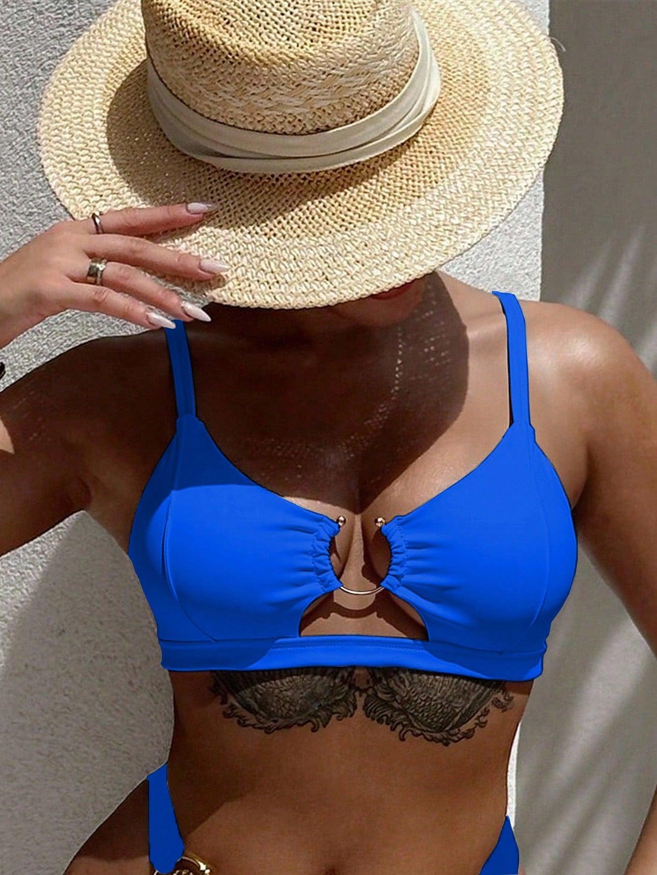 GÓRA OD BIKINI NA RAMIĄCZKACH 