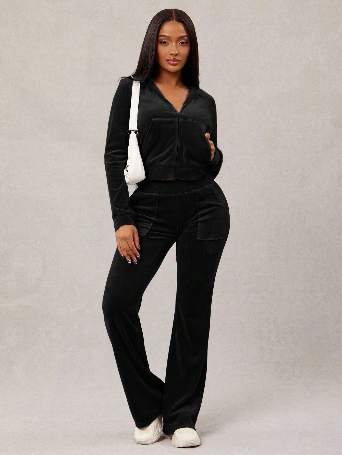 czarna bluza kaptur 