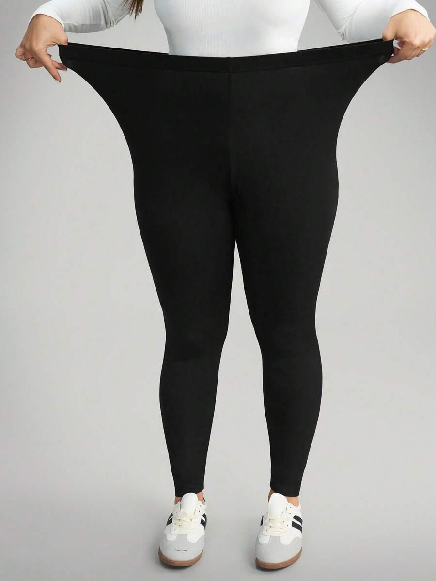 czarne legginsy wysoki stan