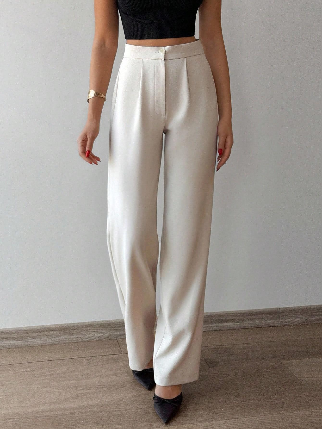 ELEGANCKIE SPODNIE DAMSKIE PROSTE 