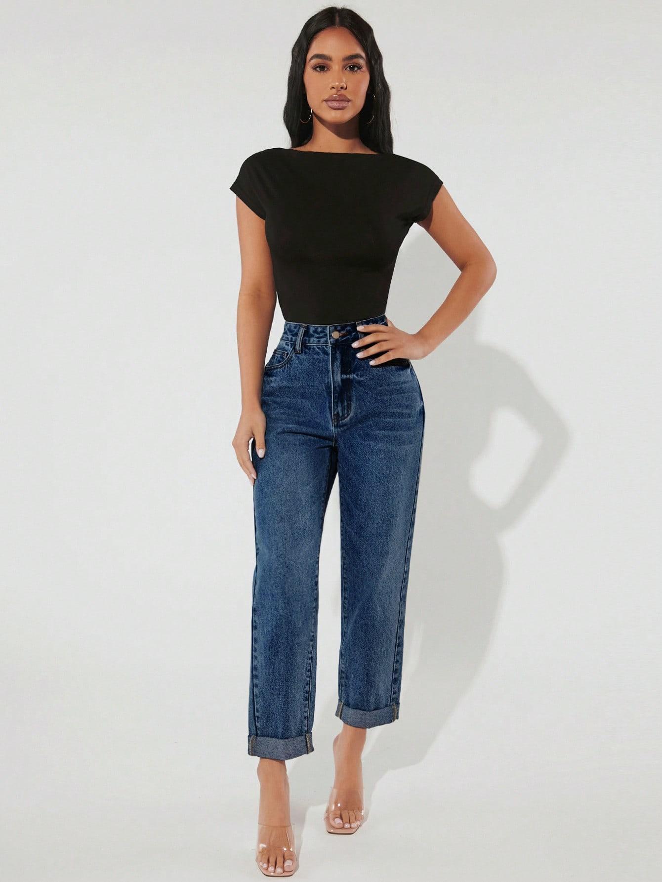 NIEBIESKIE SPODNIE JEANS