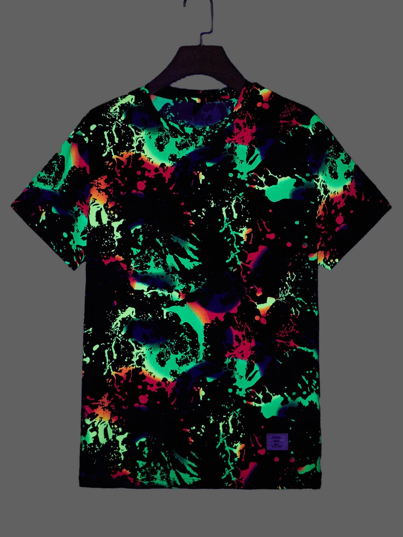T-SHIRT KRÓTKI RĘKAW PRINT 