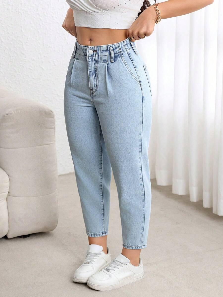 NIEBIESKIE SPODNIE JEANS 