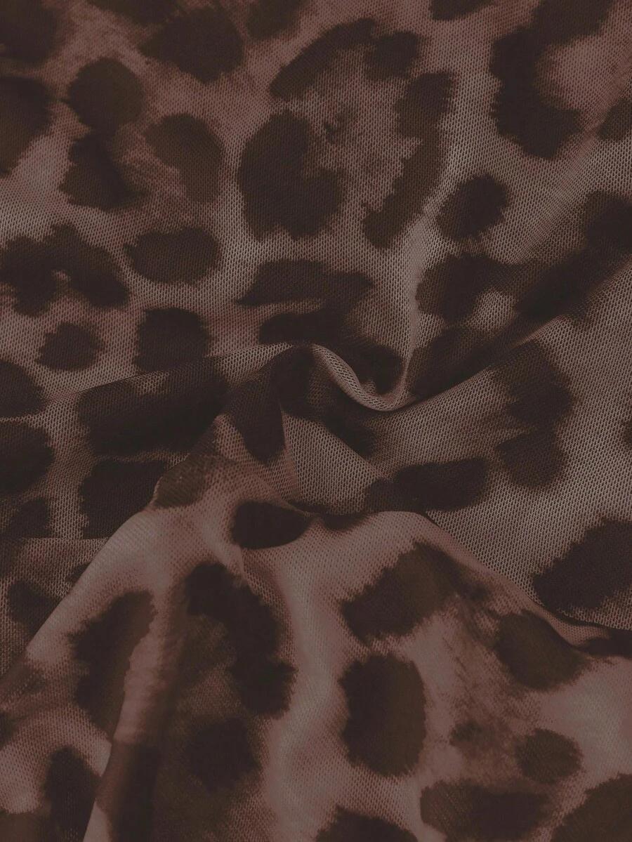BRĄZOWE BODY LEOPARD PRINT 