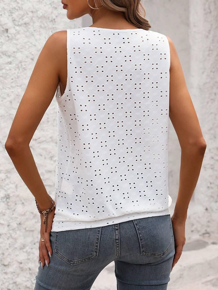 biały top casual