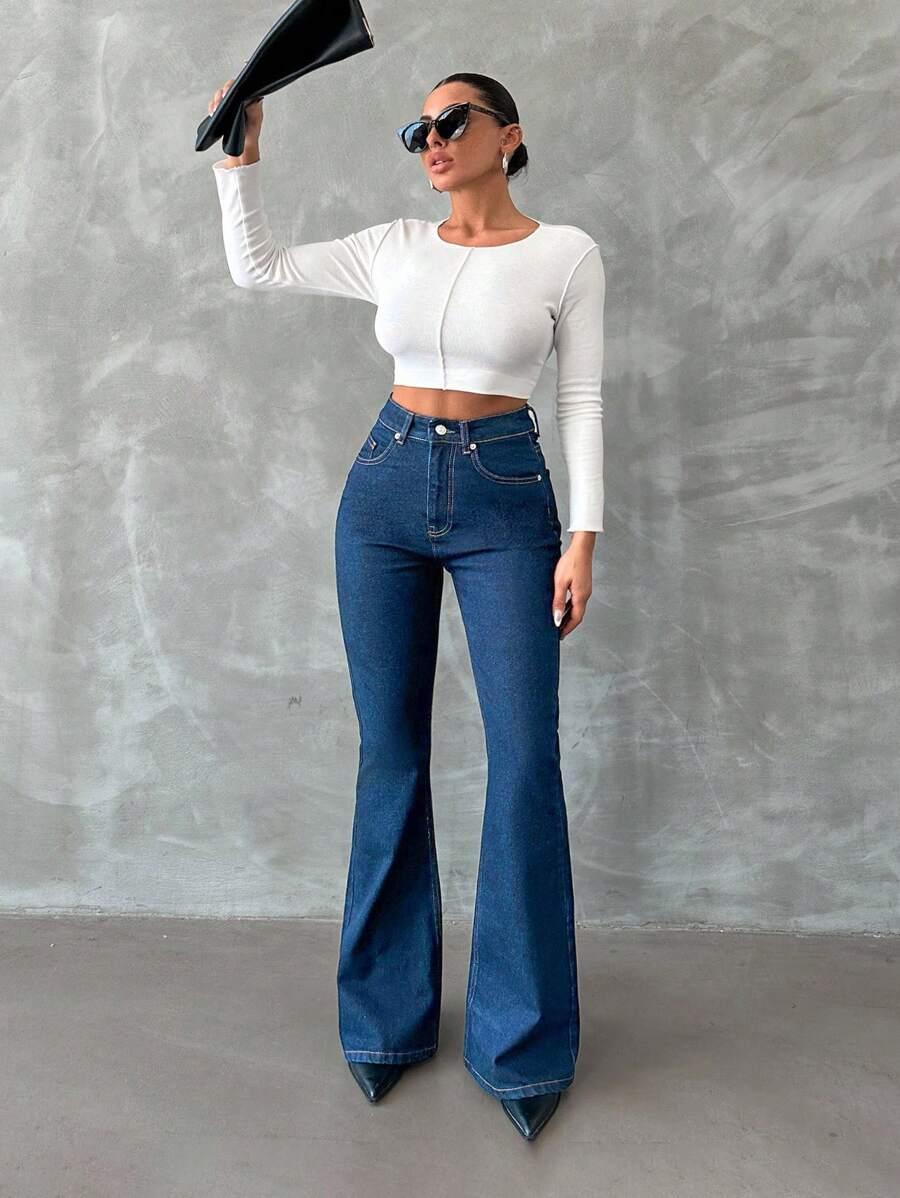 NIEBIESKIE SPODNIE JEANS
