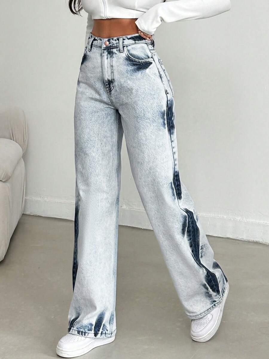 NIEBIESKIE SPODNIE JEANS