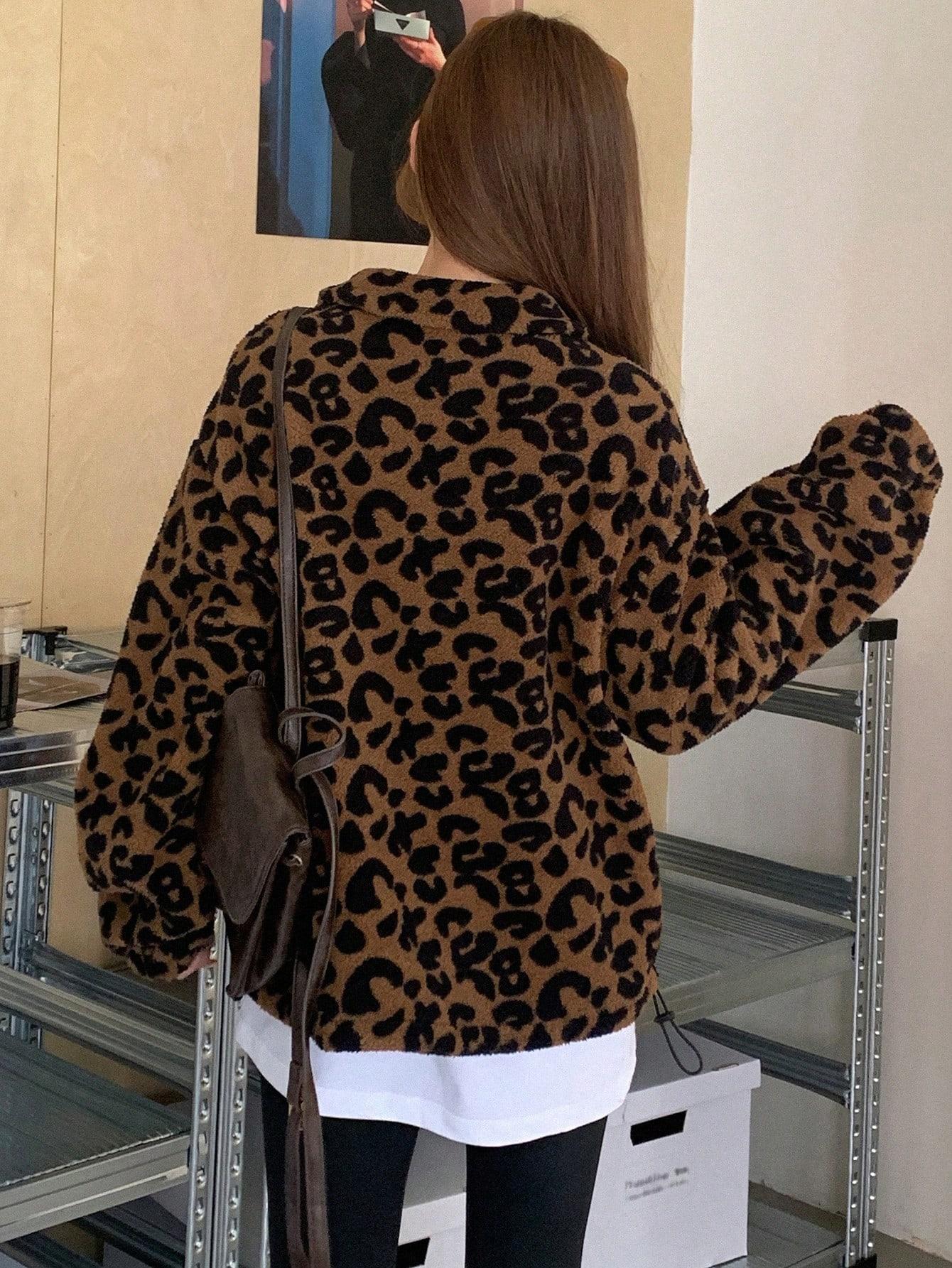 bluza animal print miś