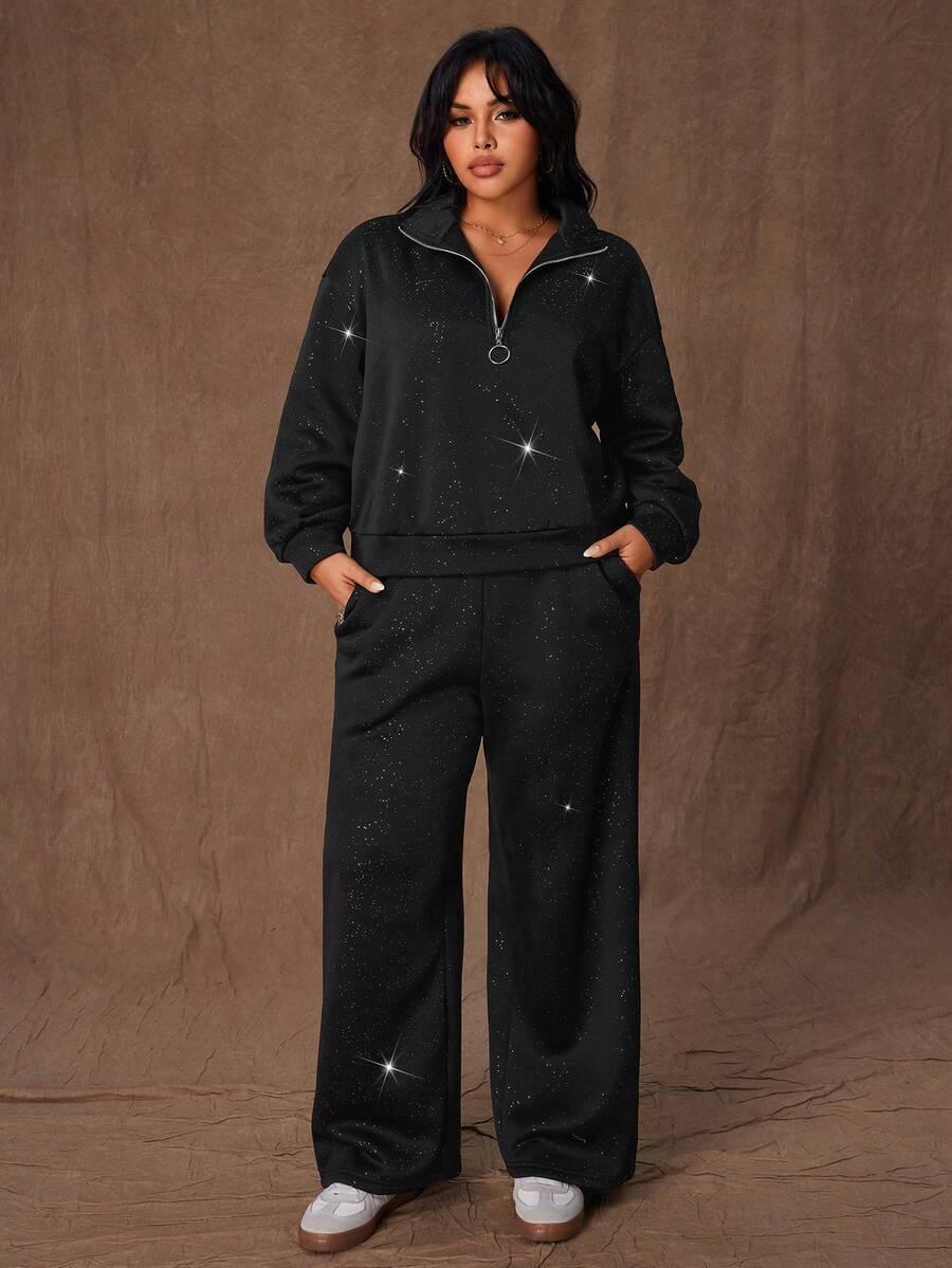 BLUZA SPODNIE KOMPLET DRESOWY