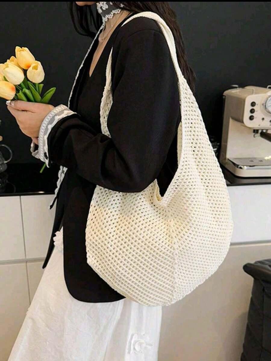 kremowa torba na ramię