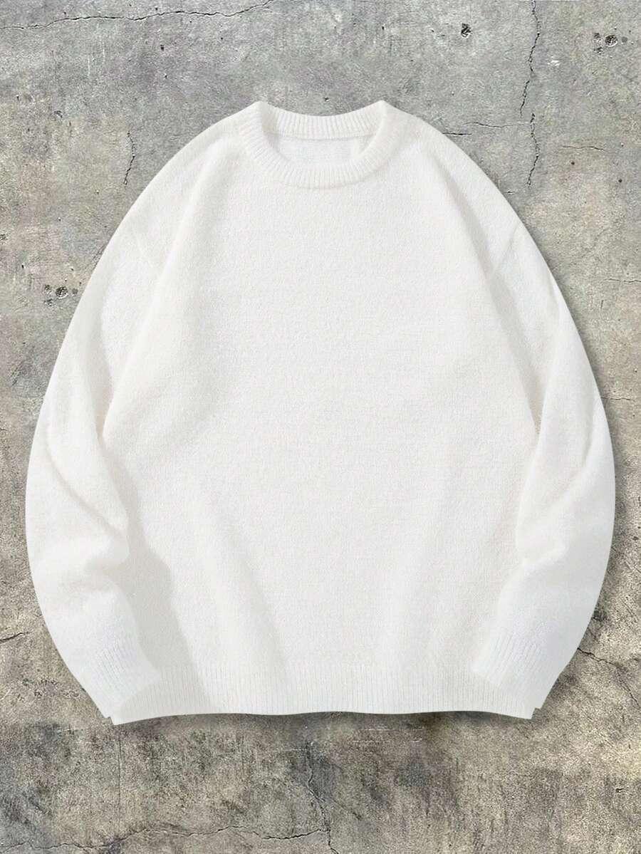 BIAŁY SWETER STÓJKA