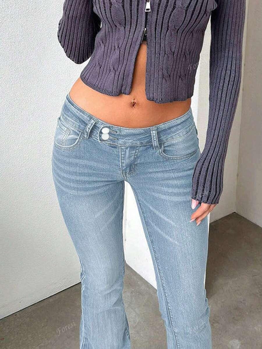 NIEBIESKIE SPODNIE JEANS 