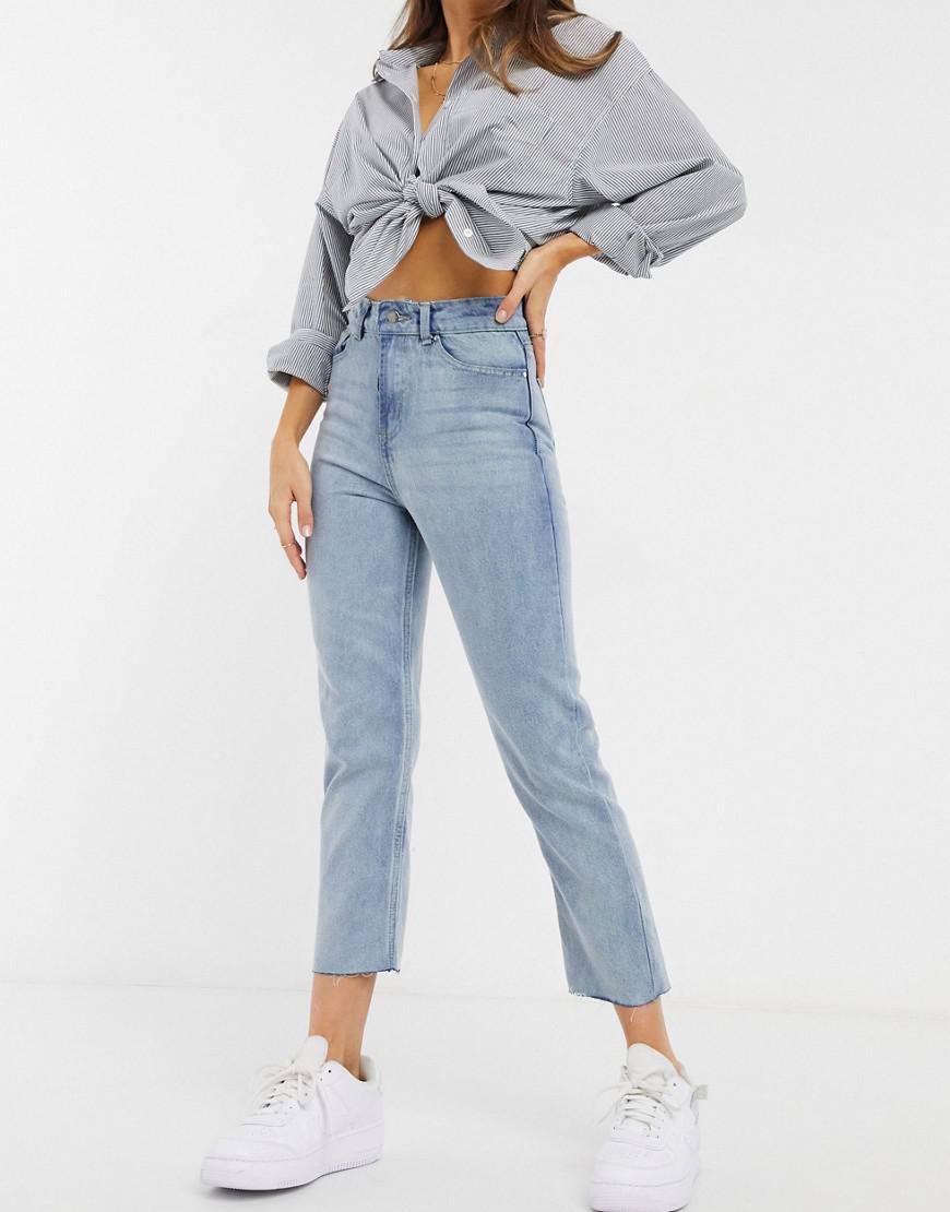 SPODNIE MOM JEANS WYSOKI STAN