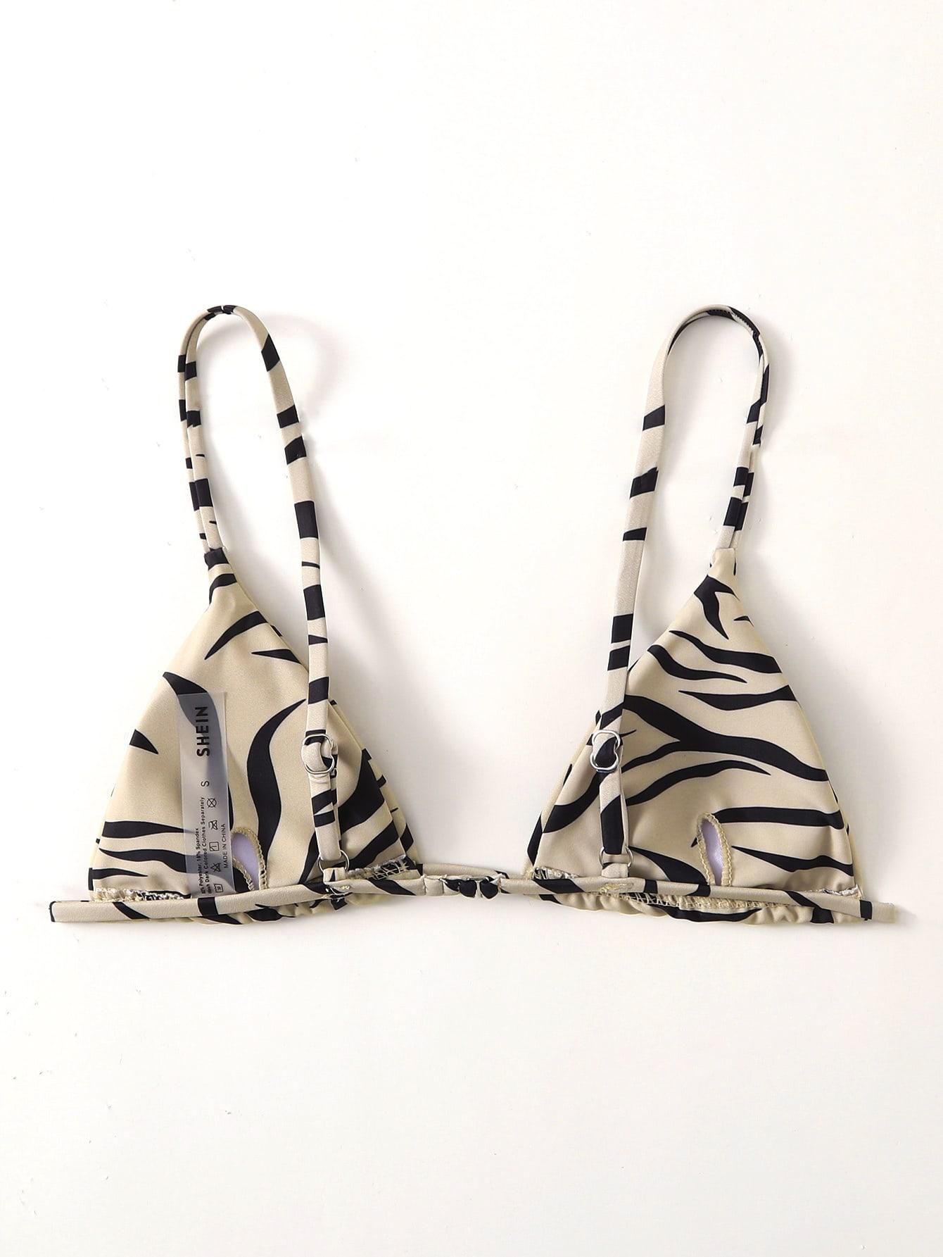 GÓRA OD BIKINI ANIMAL PRINT 