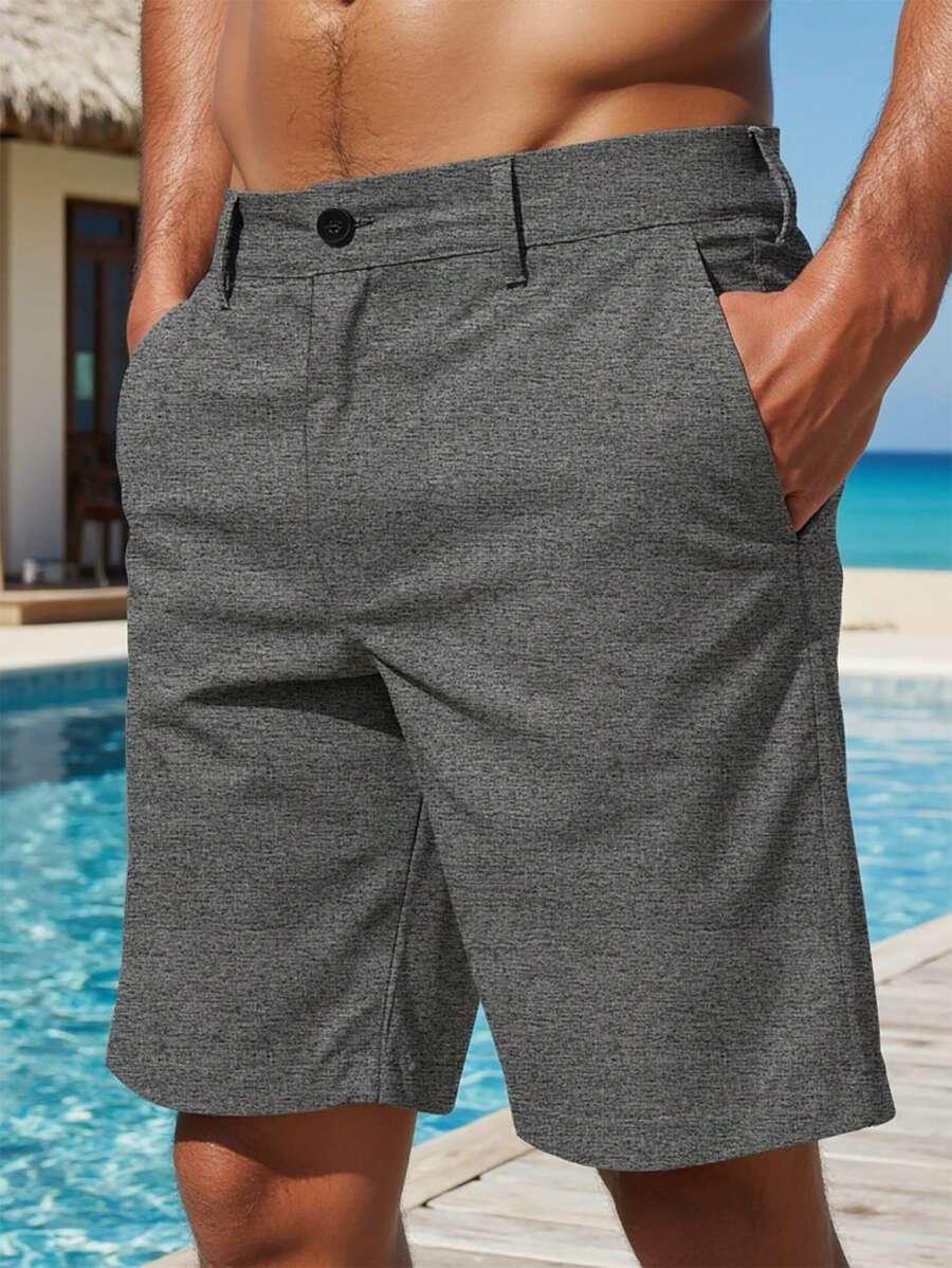 szare spodenki casual