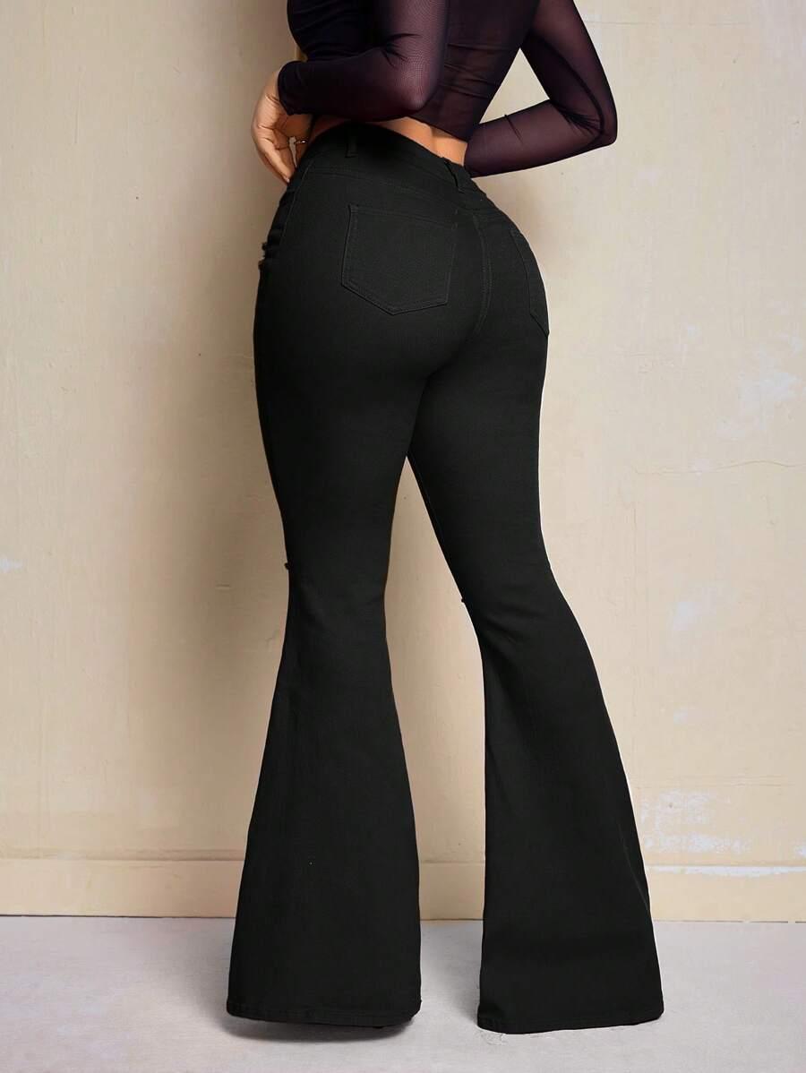 czarne spodnie jeans